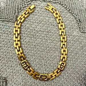 Rare Vintage Givenchy Double G’s 1980’s Necklace!